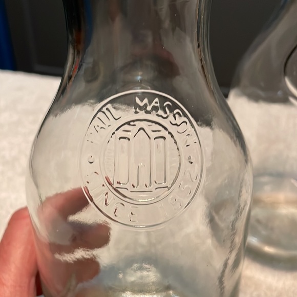 Two Vintage Paul Masson glass bottles. - Picture 2 of 7